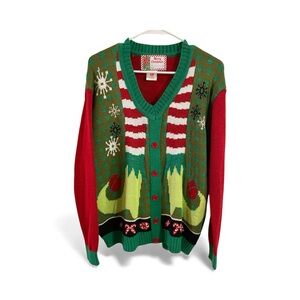 Festive Christmas Cardigan Sweater